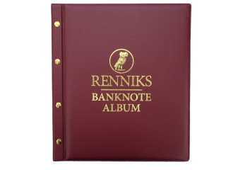Renniks Banknote Album - Red
