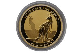 2016 1oz 9999 Gold Australian Kangaroo $100 Uncirculated Coin 2016 1oz 9999 Gold Australian Kangaroo $100 Uncirculated Coin