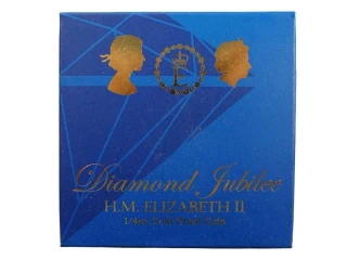 2012 Diamond Jubilee H.M. Elizabeth II 1/4oz Gold Proof Coin