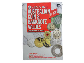 Renniks Australian Coin and Banknote Values Book 33rd Edition