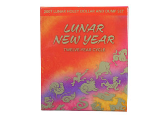 2007 Lunar Holey Dollar and Dump Set Lunar New Year Twelve-Year Cycle