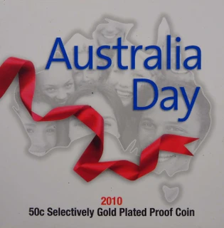 2010 50c Selectively Gold Plated Proof Coin