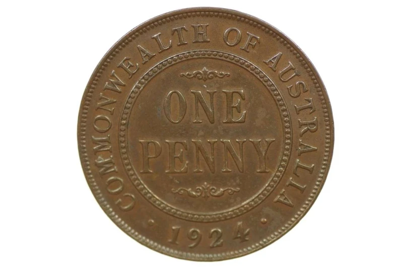 1924 Penny Variety Multiple Die Cracks in about Extremely Fine Condition