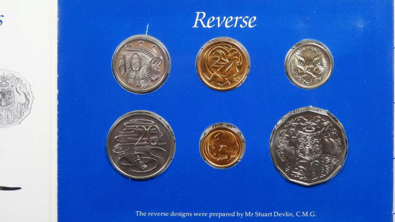 1984 Royal Australian Mint Perfect Insert Unc Coin Set