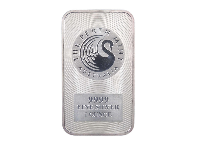 Perth Mint 9999 Fine Silver 1 Ounce Minted Bullion Bar