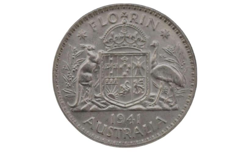 1941 Florin George VI in Uncirculated Condition 