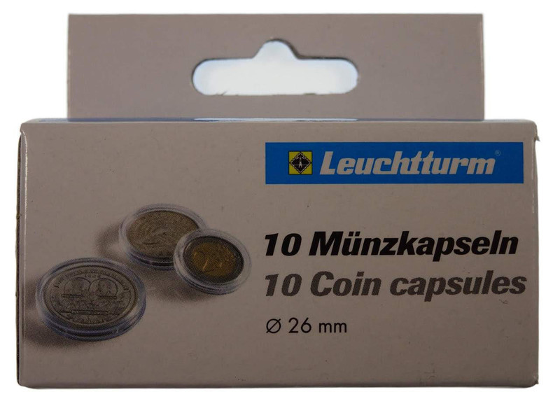 26 mm Lighthouse Coin Capsules Pack of 10