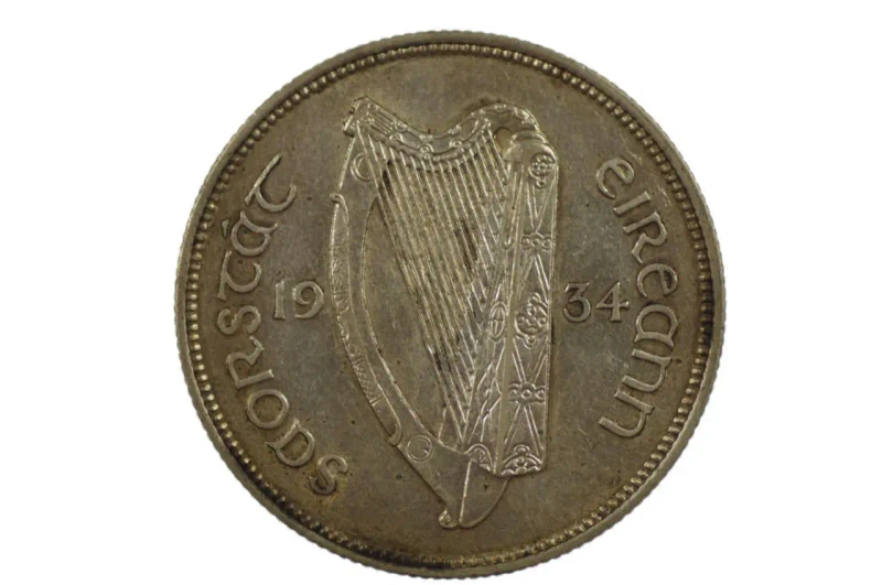 Ireland 1934 Florin in about Uncirculated Condition