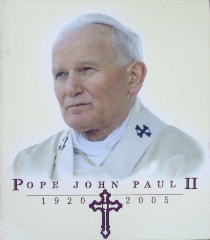 Cook Islands Pope John Paul II 1920 - 2005 1oz Silver Coin