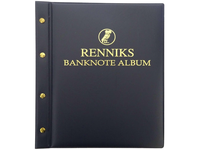 Renniks Banknote Album - Blue