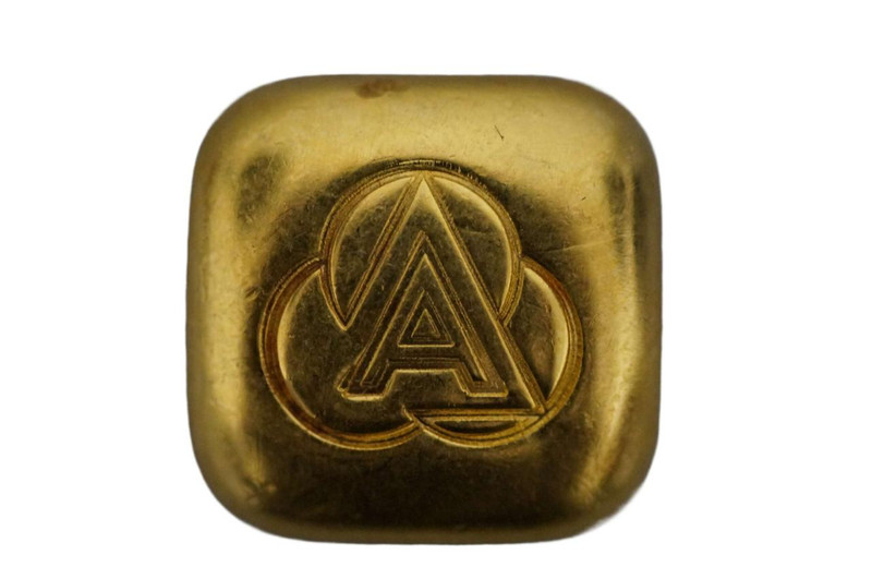 Ainslie Bullion Company One Ounce Fine Gold 9999 Cast Bullion Bar