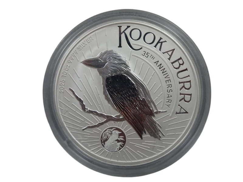 2025 10oz 9999 Silver Australian Kookaburra Ten Dollar Uncirculated Coin