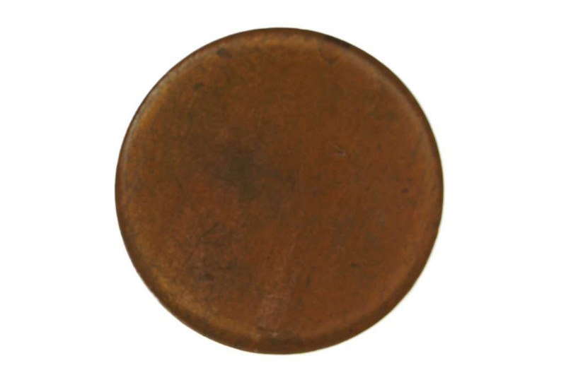 Half Penny Variety Blank Planchet in about Uncirculated Condition