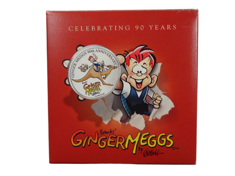 2011 Celebrating 90 Years Ginger Meggs 1oz Silver Proof Coin