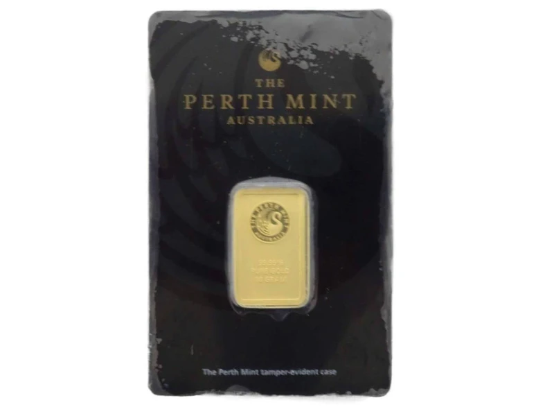 Perth Mint 99.99% Pure Gold 10 Gram Minted Bullion Bar