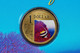 2007 Longfin Bannerfish Ocean Series One Dollar Coloured Frosted Uncirculated Coin