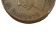 1952 Penny Variety Error Mis-Strike in about Extremely Fine Condition