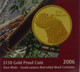 2006 $150 Gold Proof Coin Rare Birds Red Tailed Black Cockatoo