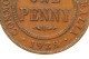  1928 Penny Variety Broken 8 George V in Very Fine Condition 