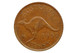  1952 A. Penny Variety Error Planchet Flaw in Very Fine Condition 