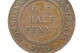 1926 Halfpenny Variety Multiple Die Cracks in Very Good Condition