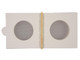 27.5 mm 2x2 Coin Holders Non-Adhesive to Staple Pack of 50
