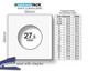 27.5 mm 2x2 Coin Holders Non-Adhesive to Staple Pack of 50