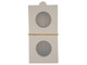 27.5 mm 2x2 Coin Holders Non-Adhesive to Staple Pack of 50