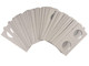 30 mm 2x2 Coin Holders Non-Adhesive to Staple Pack of 50
