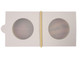 30 mm 2x2 Coin Holders Non-Adhesive to Staple Pack of 50