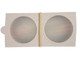 Lighthouse 39.5 mm 2x2 non-adhesive cardboard coin holders pack of 50