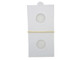 17.5 mm 2x2 Coin Holders Self-Adhesive Pack of 50