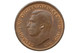 1943 Half Penny George VI in about Uncirculated Condition