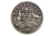 1910 Threepence Variety Die Crack Three Leg Emu in Almost Fine Condition