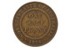 1918 Half Penny Variety Die Crack Low Mint in Fine Condition