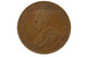 1920 Half Penny George V in Very Good Condition