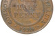 1926 Half Penny Variety Die Crack in Very Fine Condition