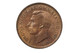 1942 Halfpenny George VI Low Mint in about Uncirculated Condition