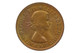 1961 Y. Half Penny Elizabeth II in Uncirculated Condition