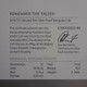 Remember The Fallen 2016 $5 Coloured Fine Silver Proof Triangular Coin