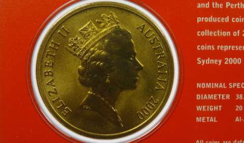 Sydney 2000 Olympic Games Hockey $5 Uncirculated Coin