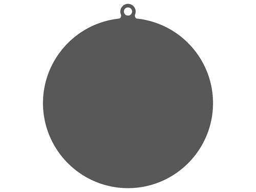 3/8 AR500  8 Inch Gong Target