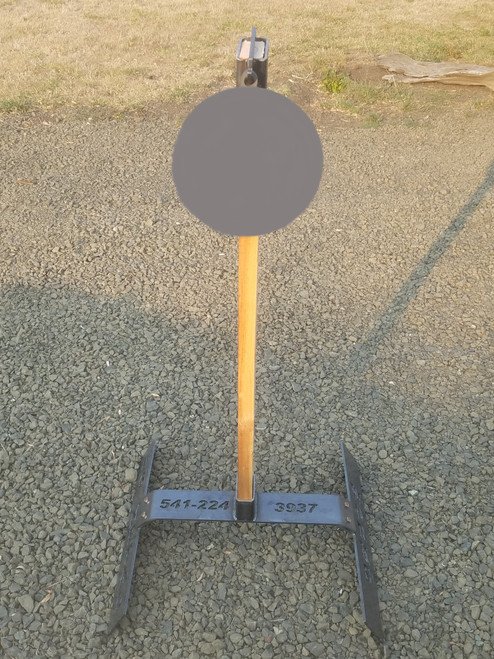 2X4 Bolt Together  Verticle Gun Target Stand (W 10 Inch Gong)