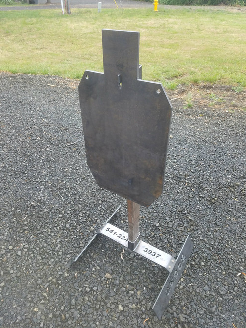 2X4 Collapsible Style Verticle Gun Target Stand (W 6 Inch Gong)