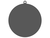 3/8 AR500  8 Inch Gong Target