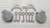 Portable Conduit Plate Rack W- 6-6 Inch Gongs