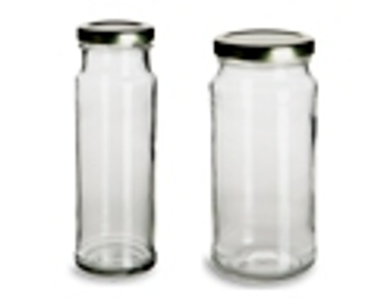 Clear Straight Jars - Tall