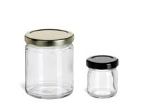 Image of Clear Straight Jars - Short