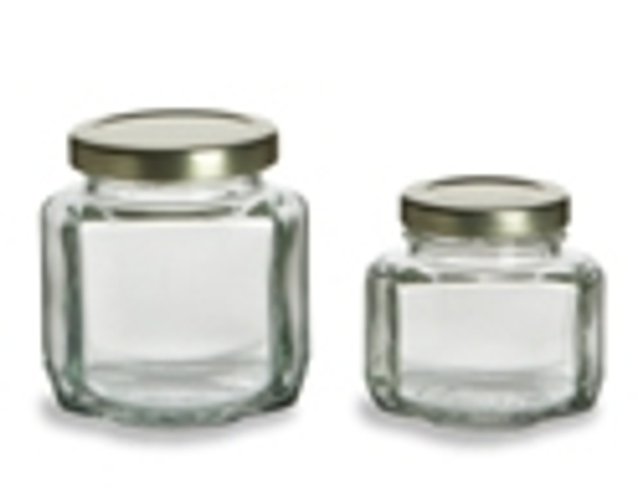 Oval Hexagon Jars