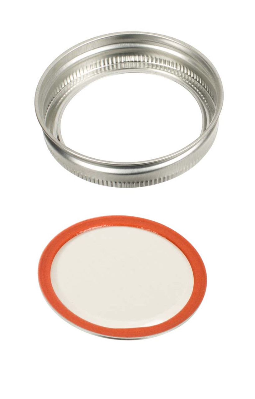 Mason Jar with Silver Two-Piece Lid, 4 oz | Specialty Bottle
